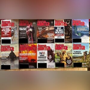 American Hunter Magazine Lot of 14 Jan Feb Apr to Jun Aug to Dec 18, Jan-Apr 19